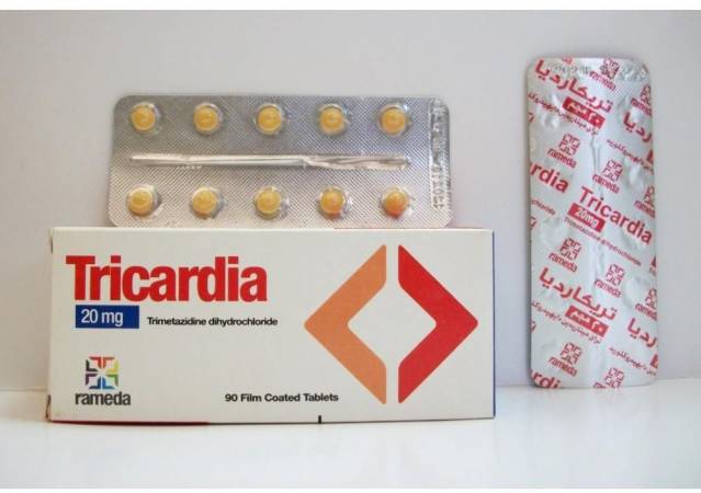 أقراص ترايكارديا Tricardia لعلاج قصور الدورة الدموية