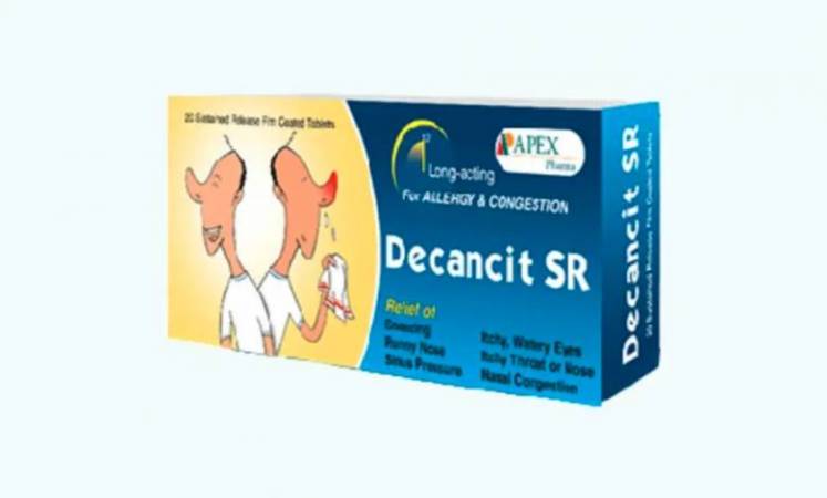 ديكانست إس أر Decancit SR لعلاج الأنفلونزا