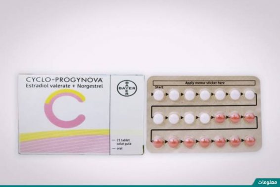 سيكلو بروجينوفا cyclo-Progynova لعلاج أعراض انقطاع الطمث