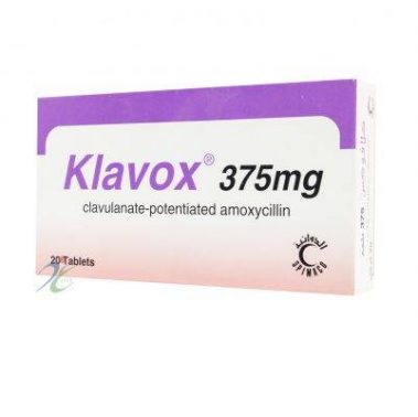 اقراص كلافوكس Klavox مضاد حيوي واسع المدى