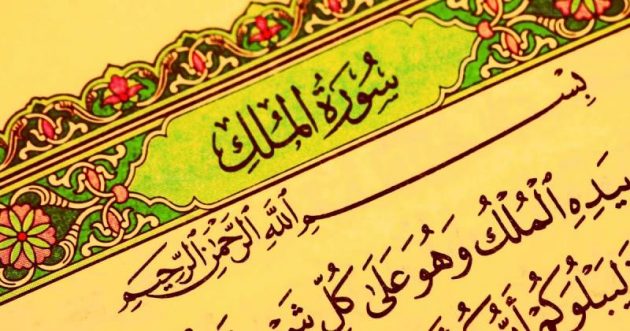 مقاصد سورة الملك