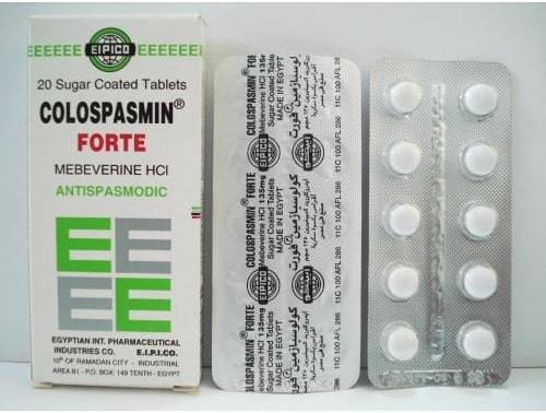كولوسبازمين فورت Colospasmin fort لعلاج تقلصات القولون العصبي