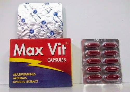 ماكس فيت Max Vit كبسولات فيتامينات