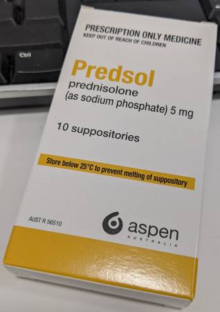 تحاميل بريدسول Predsol لعلاج التهاب المستقيم