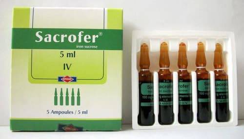 سكروفير Sacrofer لعلاج نقص الحديد