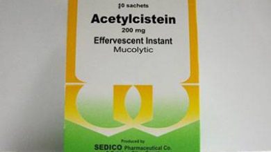أستيل سستايين Acetylcistein لإذابة البلغم