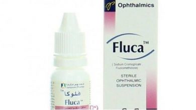 فلوكا fluca قطرة لعلاج التهابات القرنية والجفن