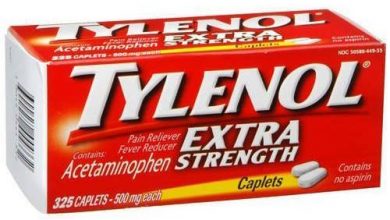 تايلينول Tylenol مسكن للألم وخافض للحرارة