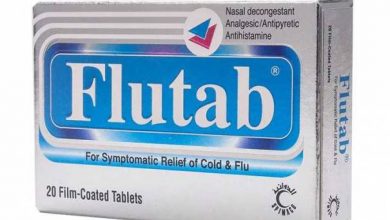 فلوتاب Flutab أقراص لعلاج البرد والأنفلونزا