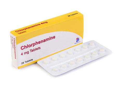 كلورفينيرامين Chlorpheniramine لعلاج الحساسية