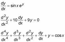 الاختلاف بين المعادلة التفاضلية الجزئية والعادية