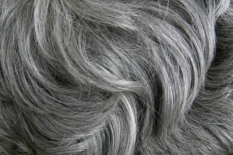 gray hair stress