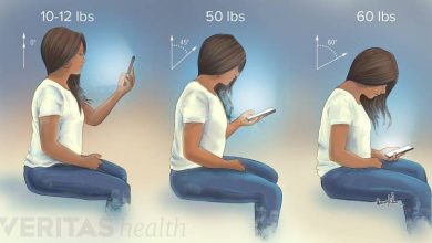 illustration head position cell phone use
