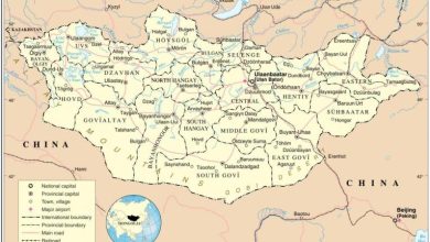 أين تقع منغوليا